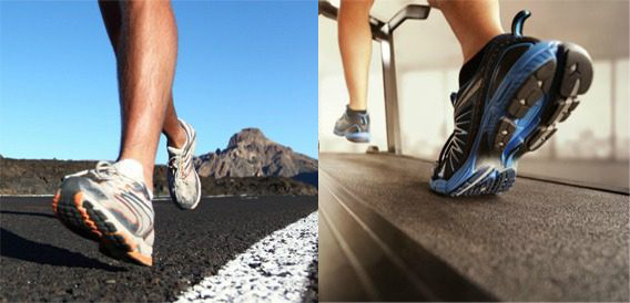 Running on a treadmill vs running outside